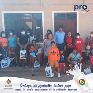Entrega de productos lacteos Santa Cruz