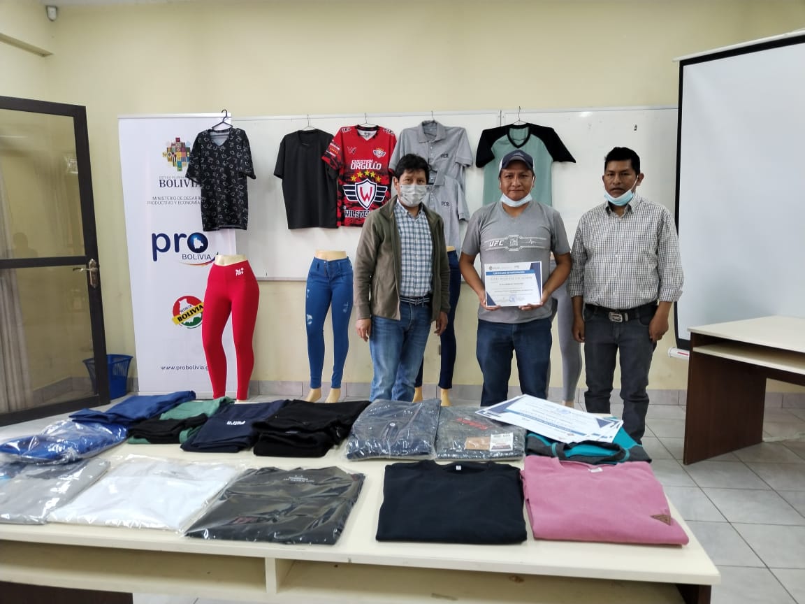 COCHABAMBA PRO-BOLIVIA Regional Centro || Patronaje y Escalado Industrial de Productos Textiles
